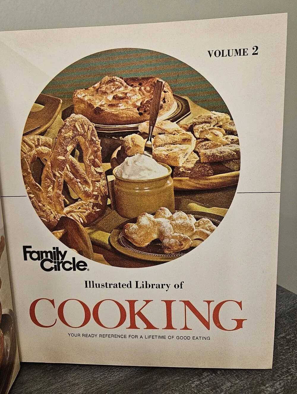 Vintage 1972 Family Circle Illustrated Library of Cooking Volume 2 Hardcover